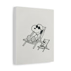 Relaxing Dog Lounge Canvas