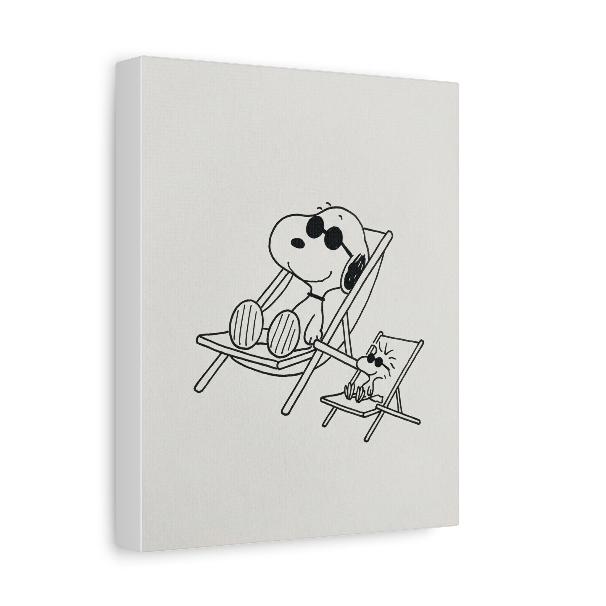 Relaxing Dog Lounge Canvas