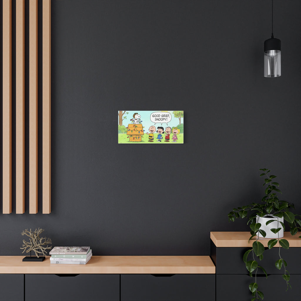 Good Grief Snoopy Canvas