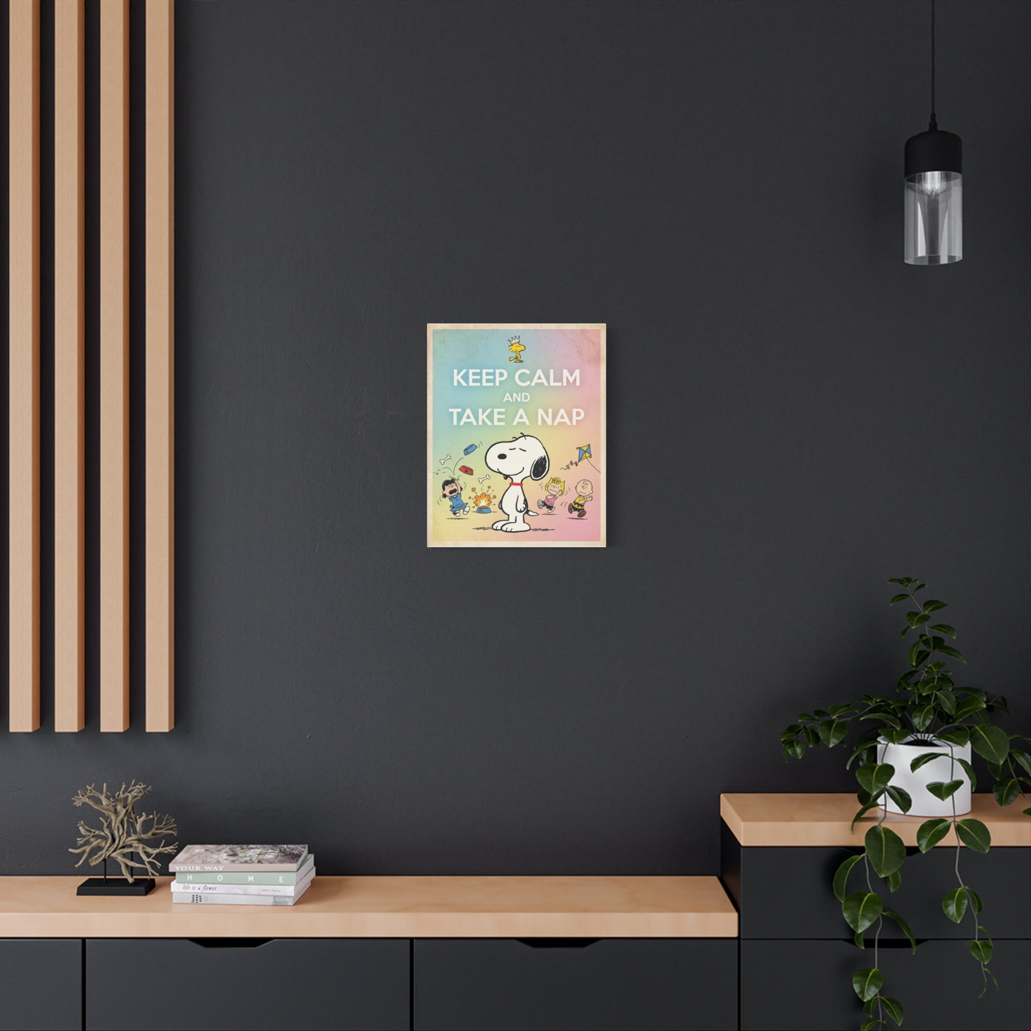 Keep Calm Nap Canvas