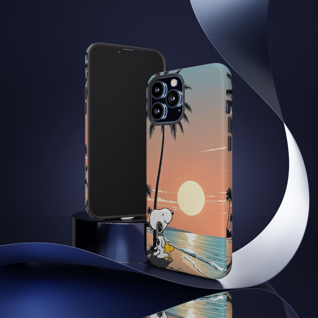 Snoopy Beach Sunset Phone Case