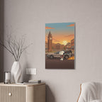 Snoopy DeLorean Canvas