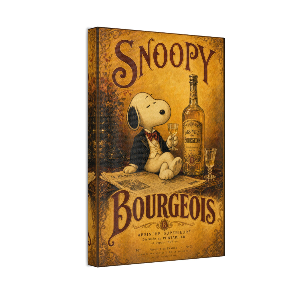 Snoopy Bourgeois Canvas