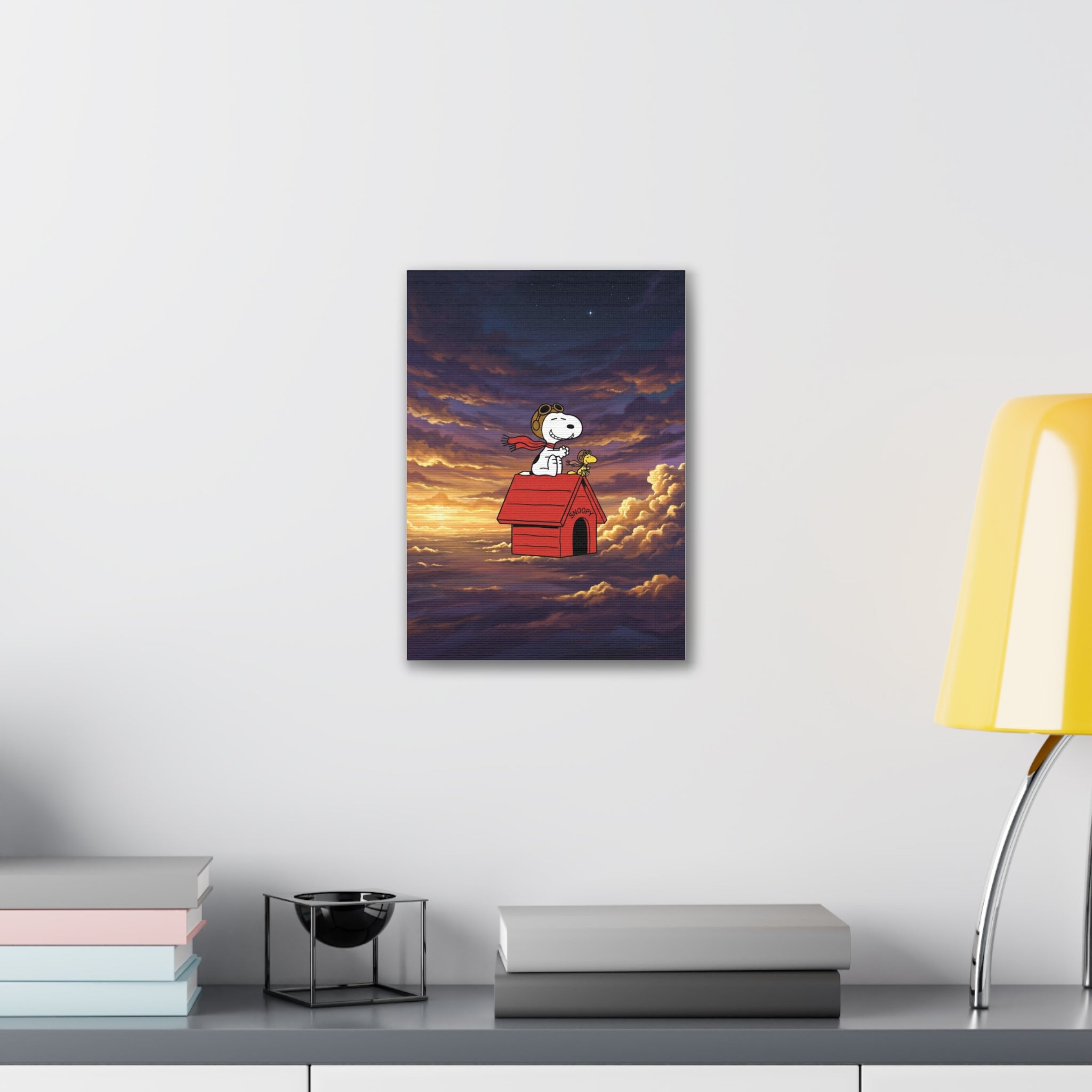 Flying Ace Snoopy Canvas
