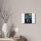 Snoopy Paris Autumn Canvas