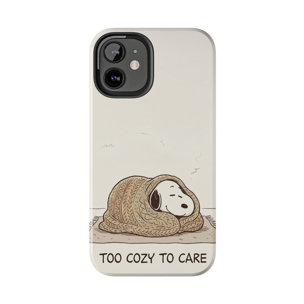 Too Cozy To Care Case