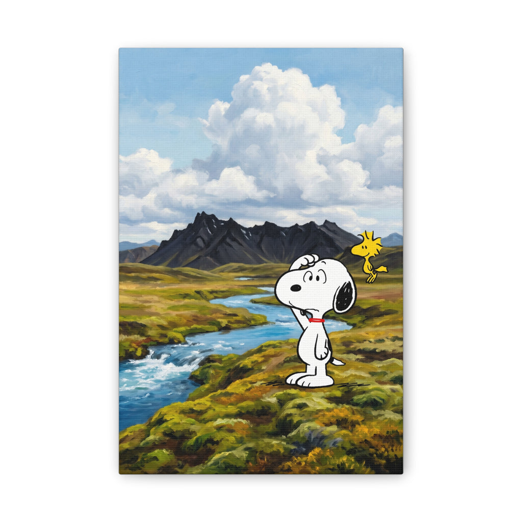 Snoopy Woodstock Landscape Canvas