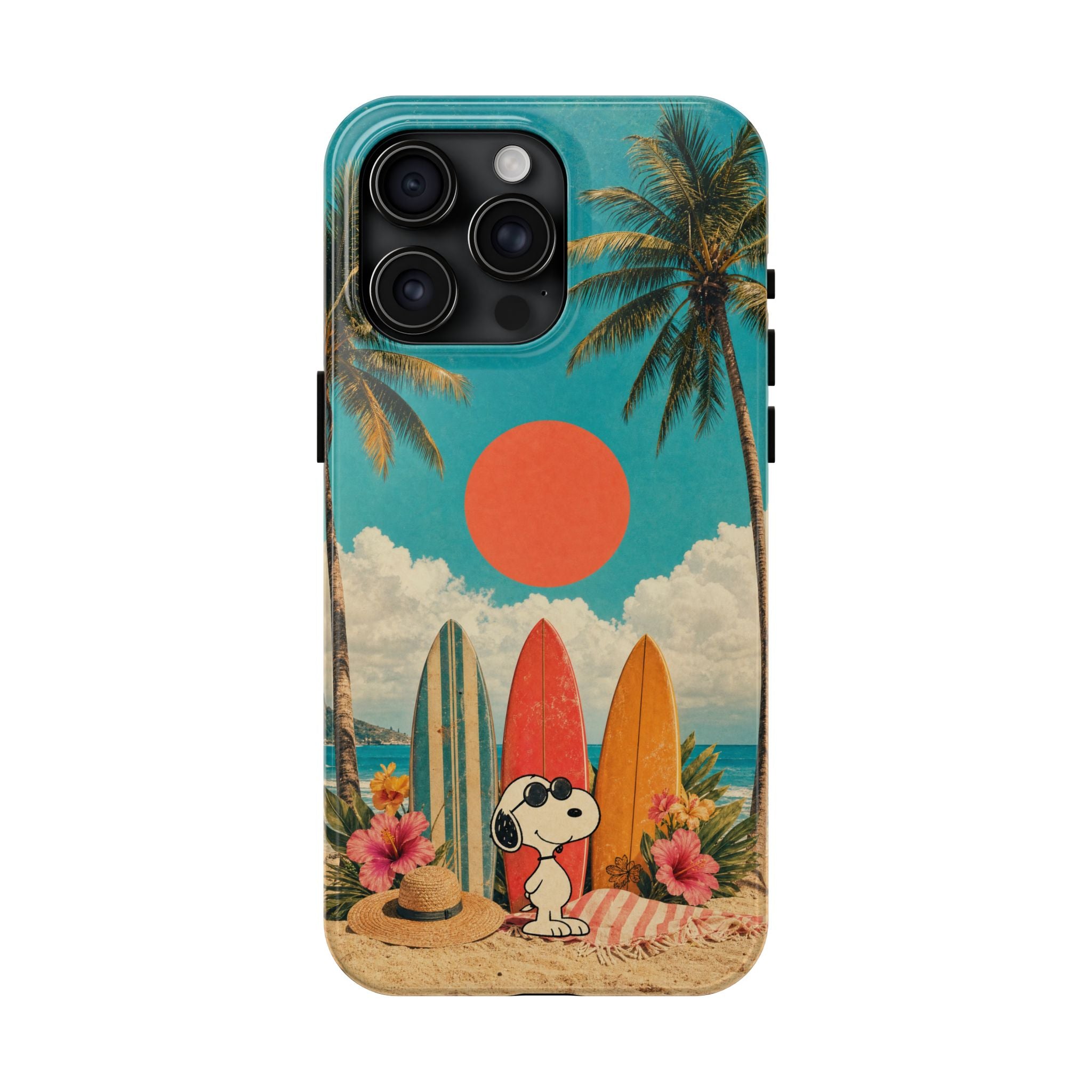 Retro Beach Sun Case