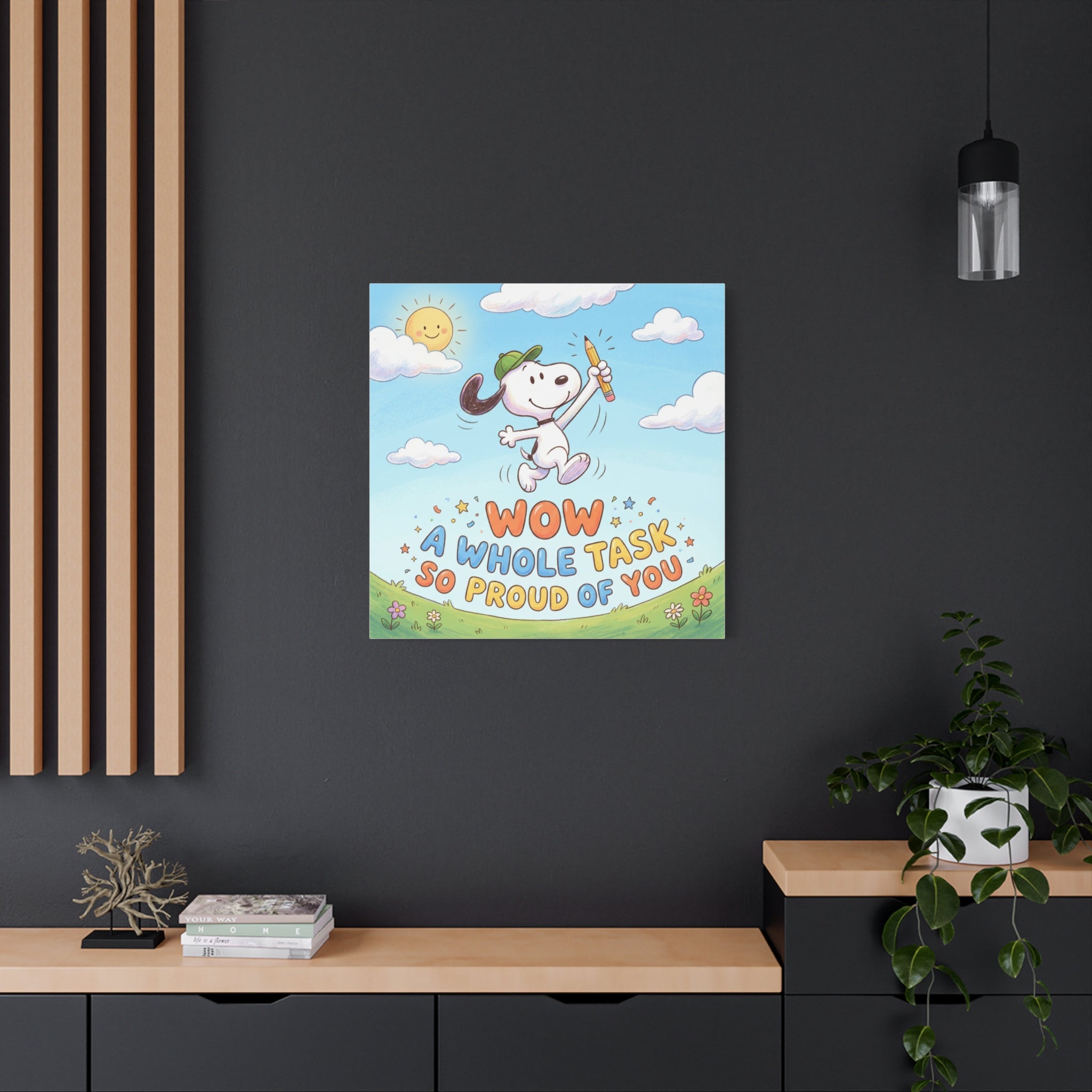 Whole Task Proud Canvas