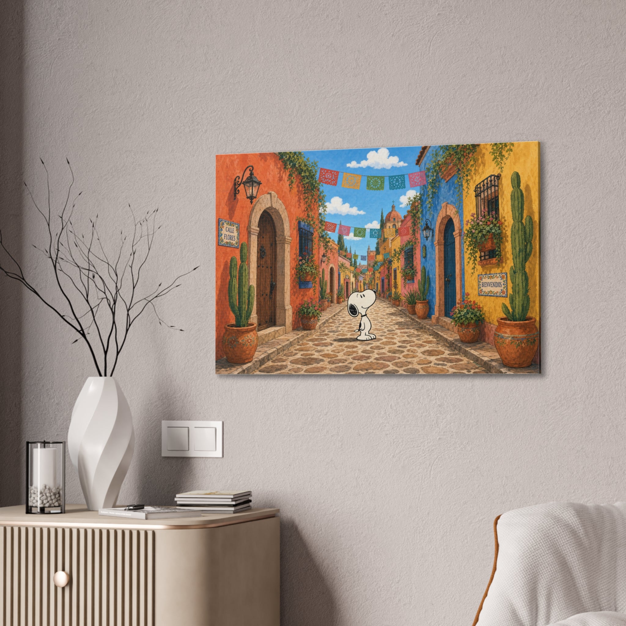 Mexican Street Canvas