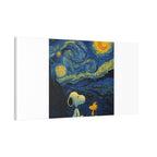 Snoopy Paris Autumn Canvas