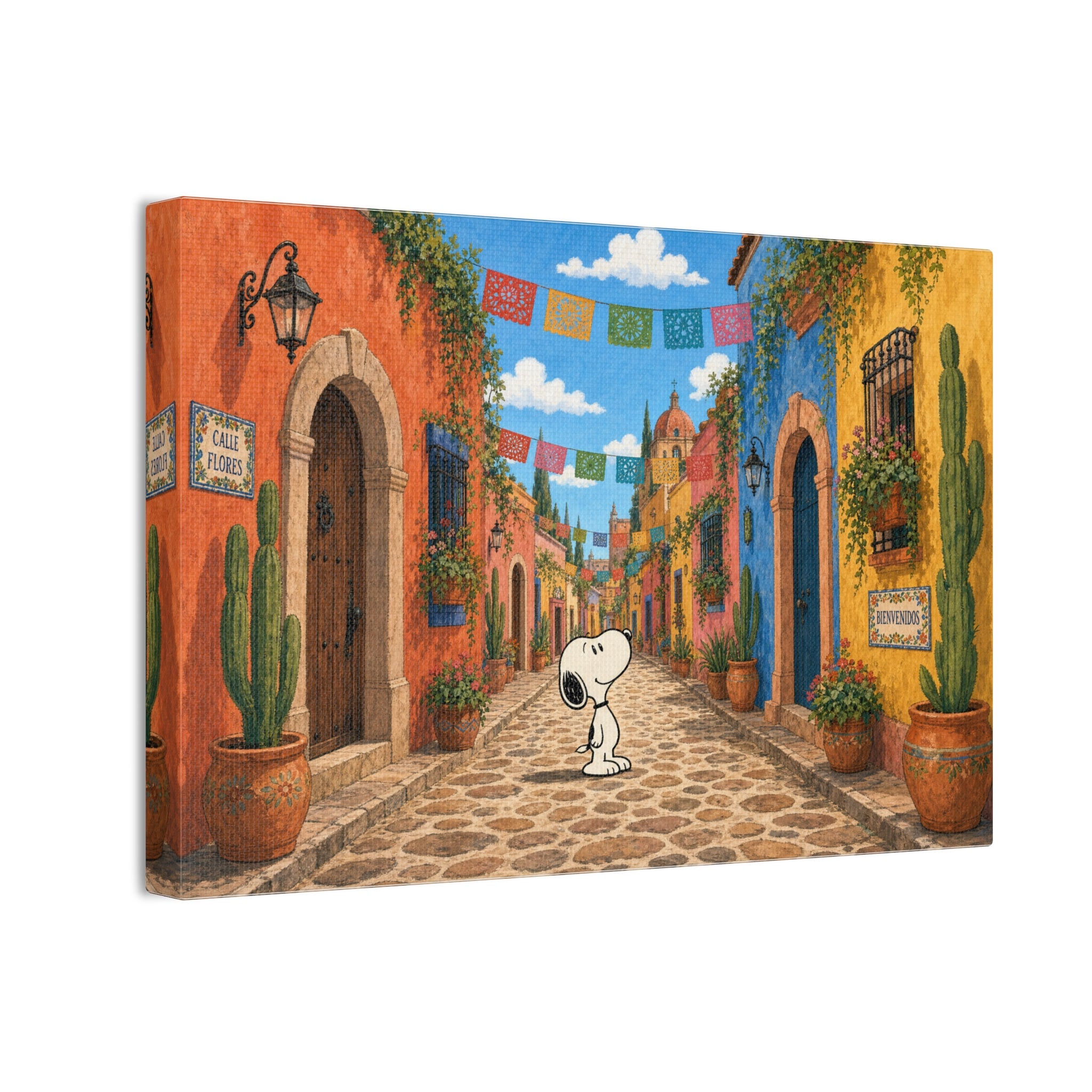 Mexican Street Canvas