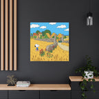 Snoopy Wheat Field Canvas