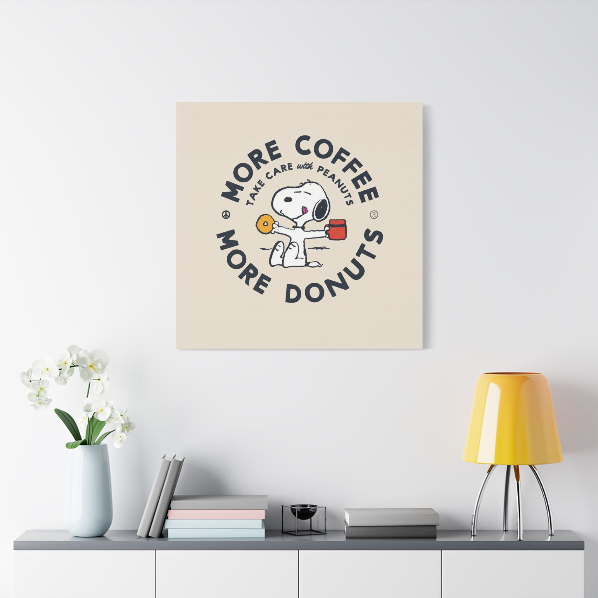 Coffee And Donuts Canvas