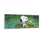 Snoopy Rowboat Canvas