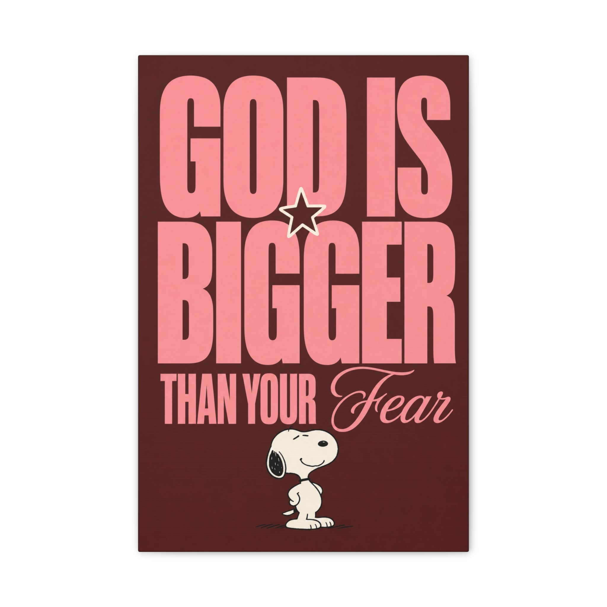 God Is Bigger Canvas