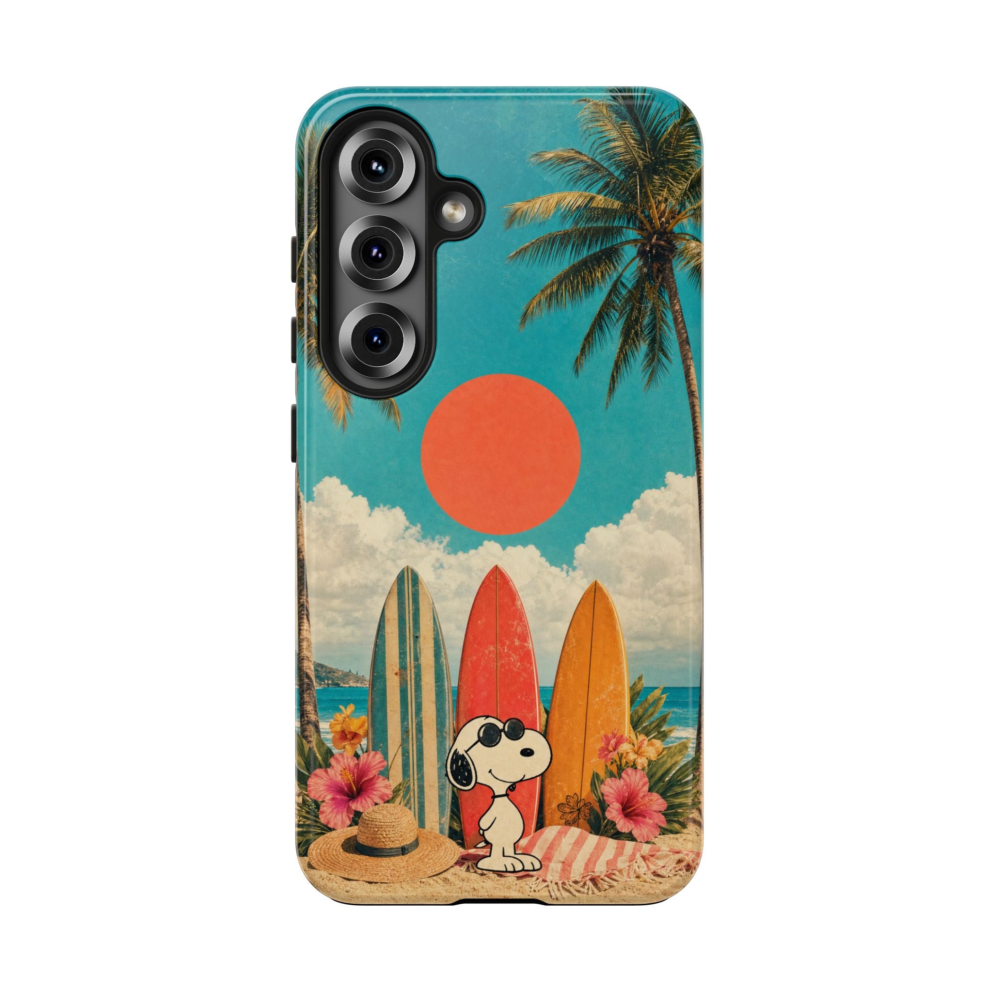 Retro Beach Sun Case