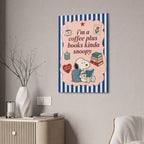 Coffee Plus Books Canvas