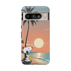 Snoopy Beach Sunset Phone Case