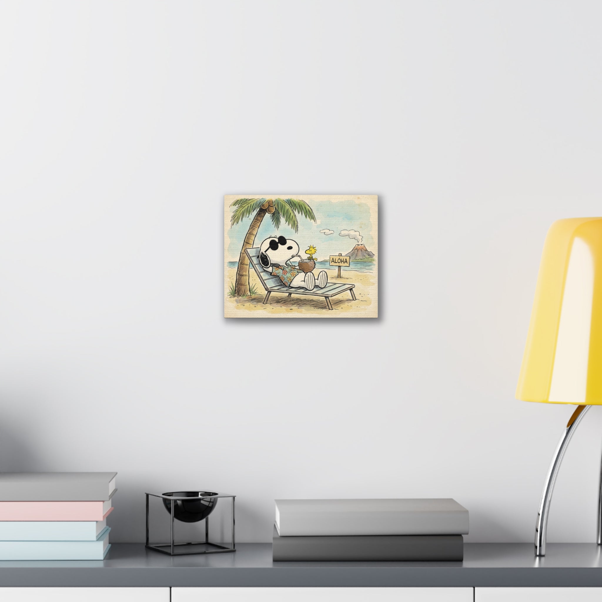 Tropical Aloha Beach Canvas