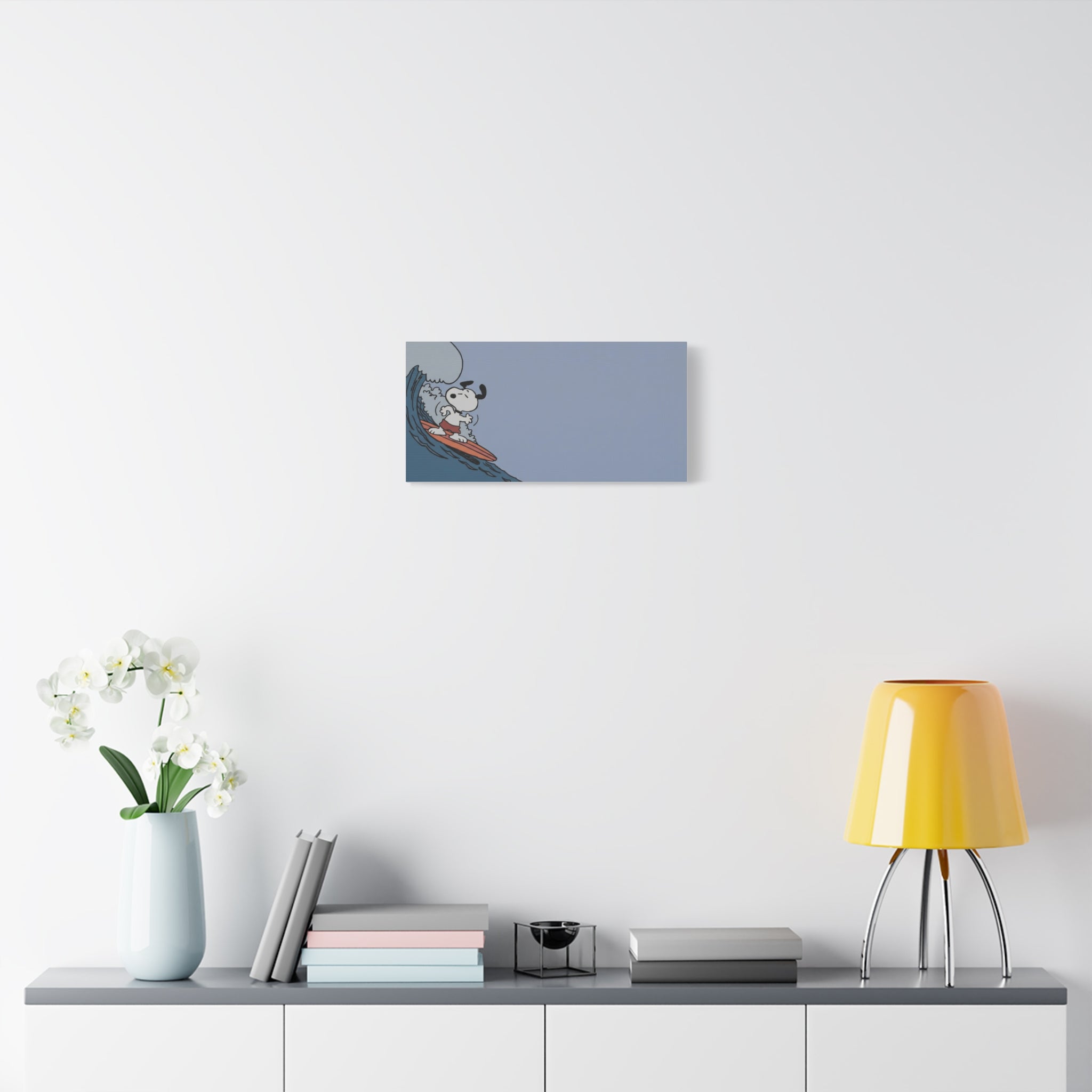 Surfing Dog Canvas