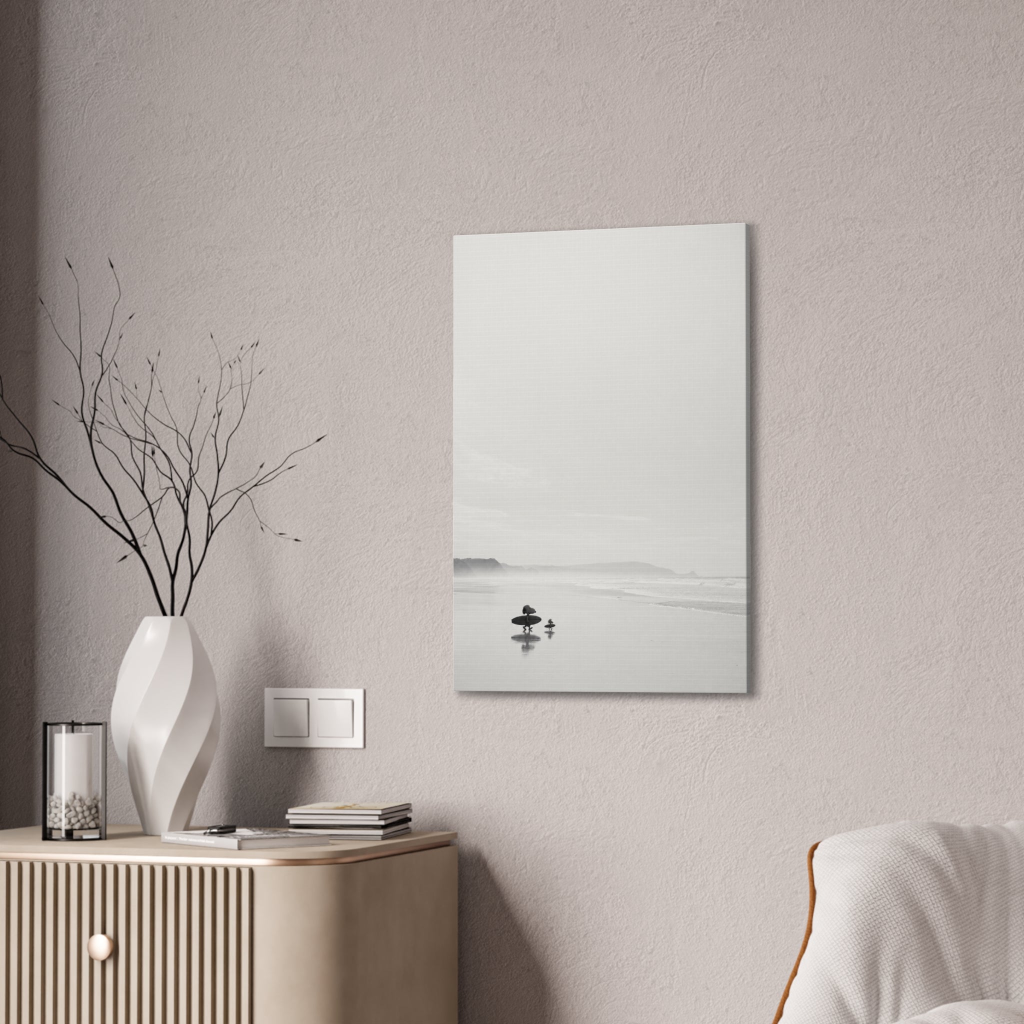 Surfer Silhouette Canvas