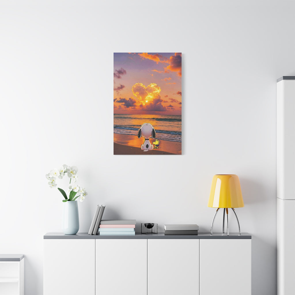 Woodstock Beach Sunset Canvas