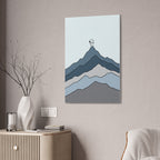Snoopy on Mountain Canvas