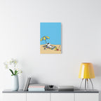 Beach Relaxation Canvas