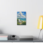 Teddy Bear Beach Canvas