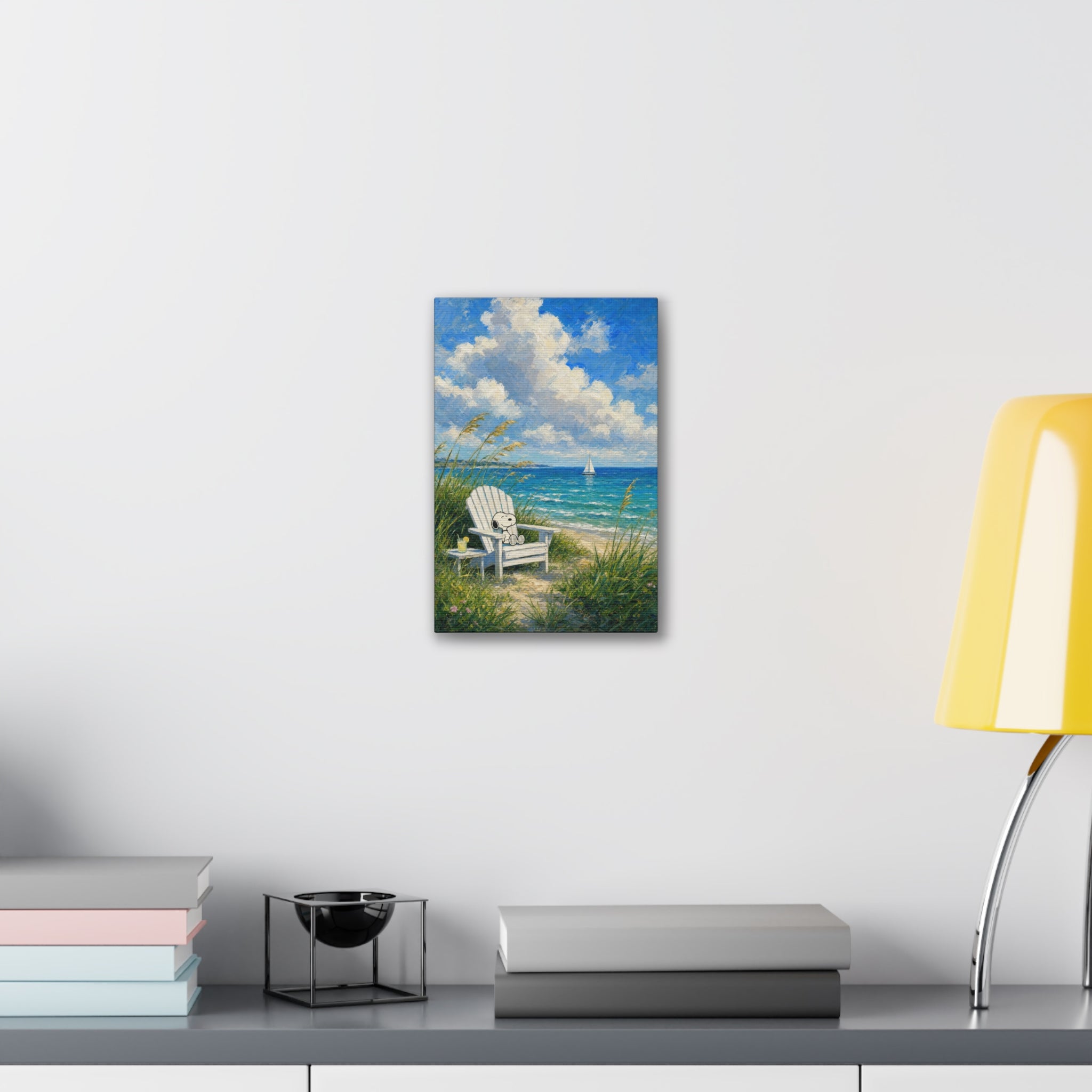 Teddy Bear Beach Canvas