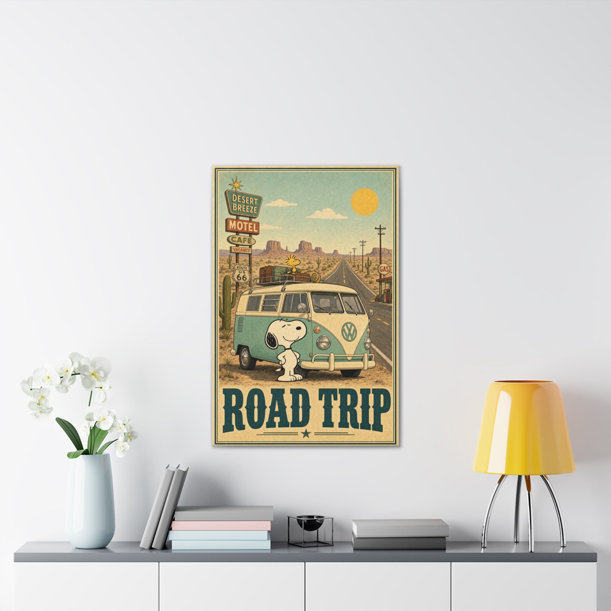 VW Camper Trip Canvas