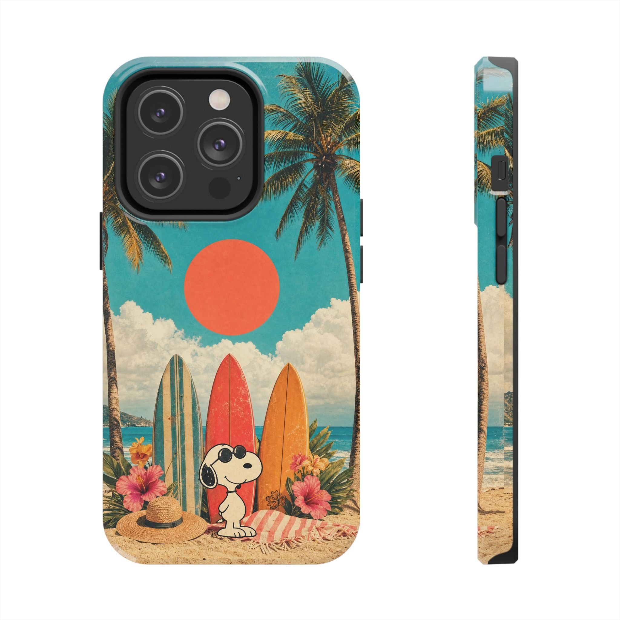 Retro Beach Sun Case