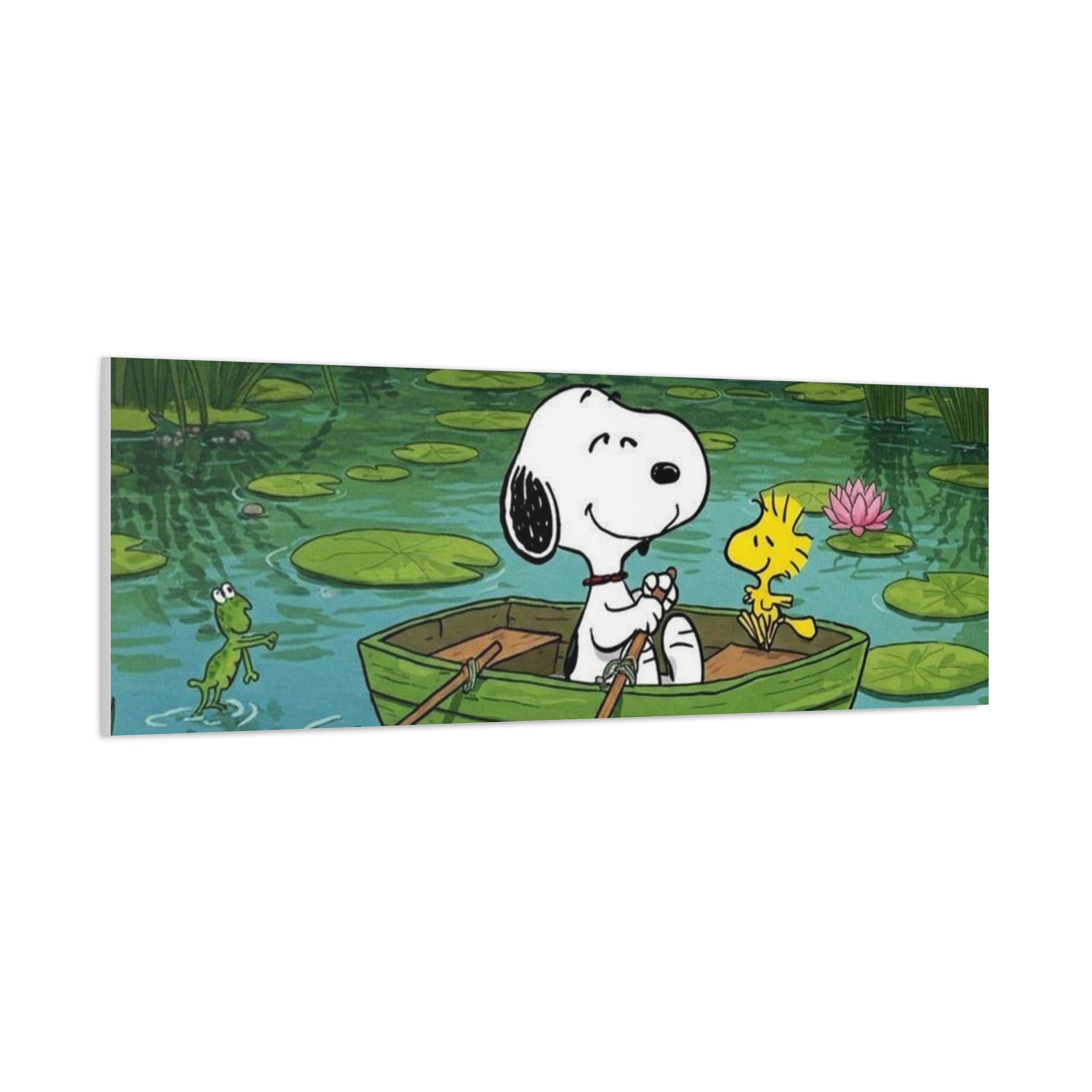 Snoopy Rowboat Canvas