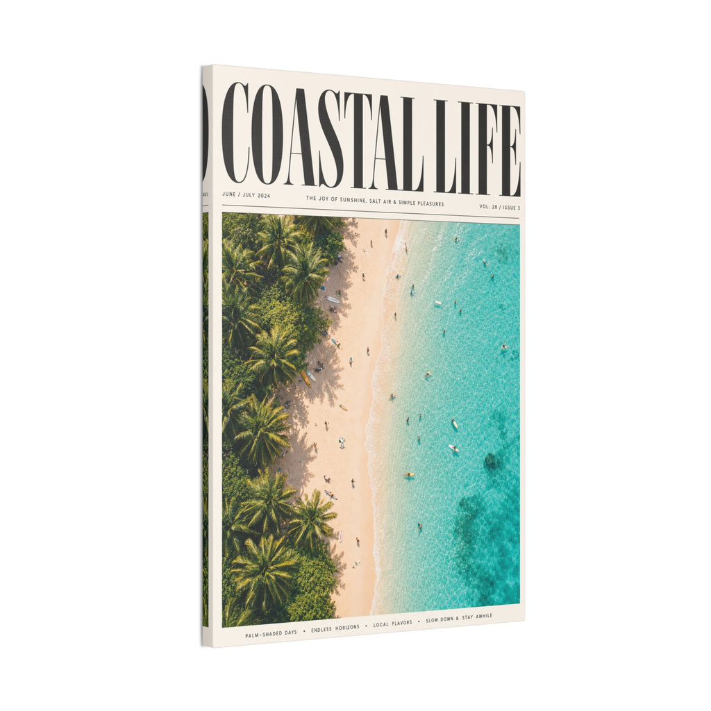 Coastal Life Beach Canvas