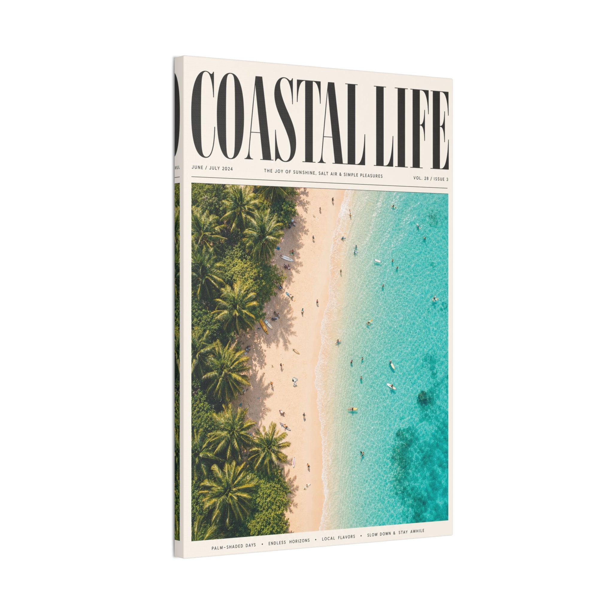Coastal Life Beach Canvas