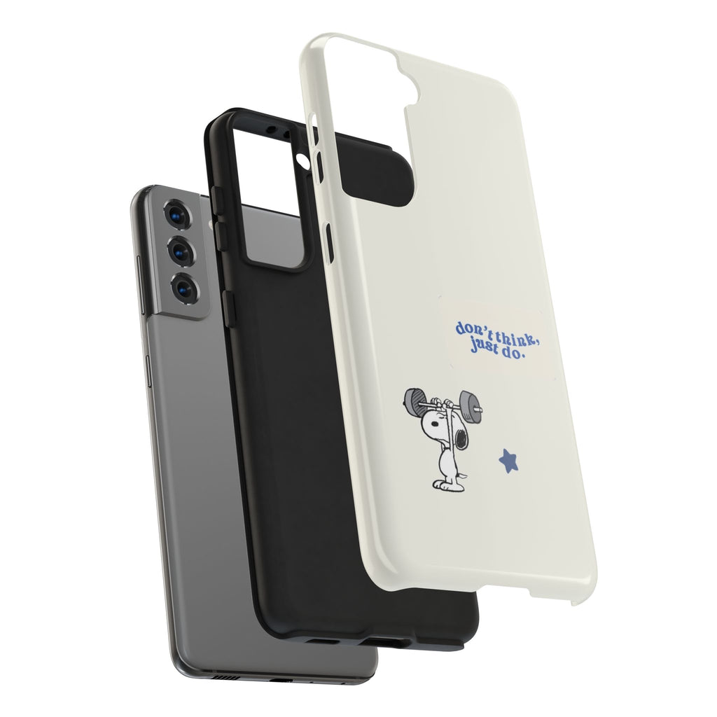 Snoopy Weightlifting Phone Case