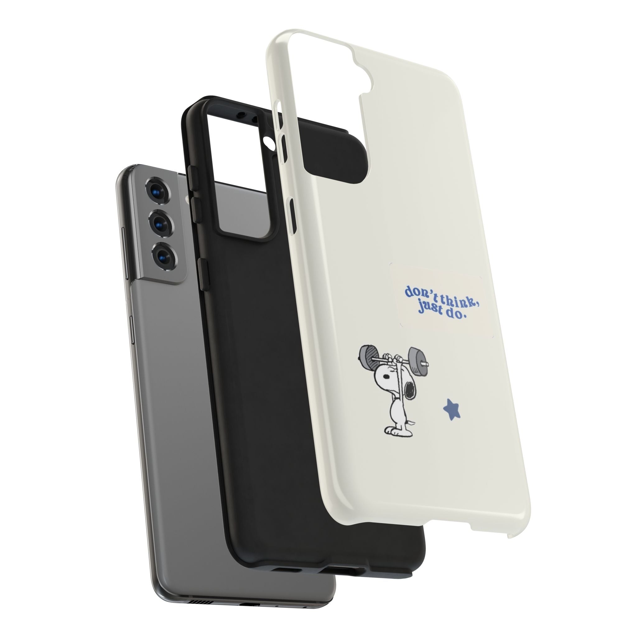 Snoopy Weightlifting Phone Case