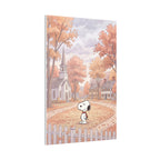 Snoopy Autumn Village Canvas