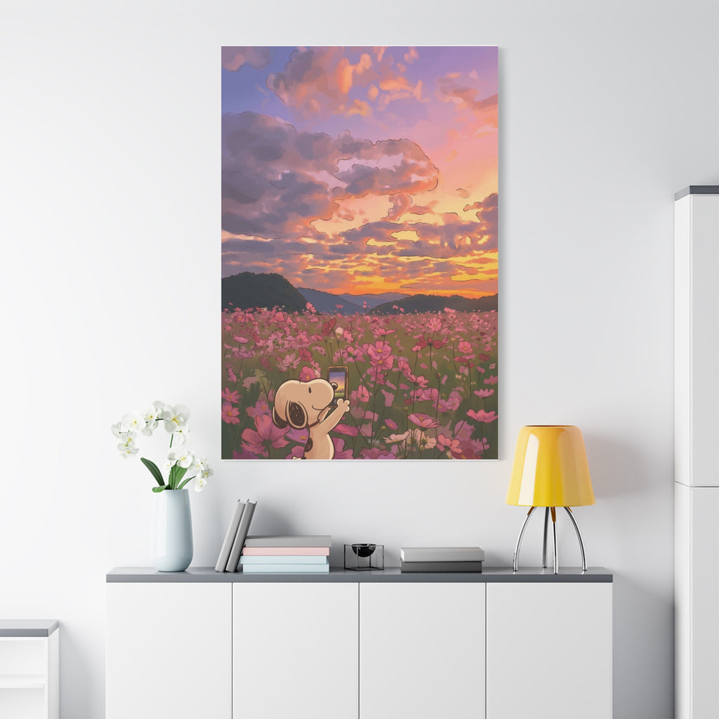 Wildflower Sunset Canvas