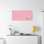 Snoopy on Laptop Canvas