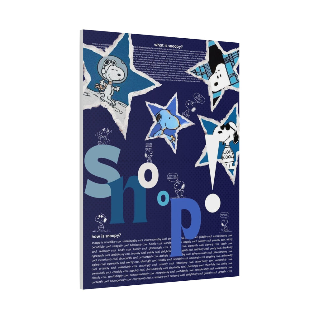 Snoopy Star Collage Canvas