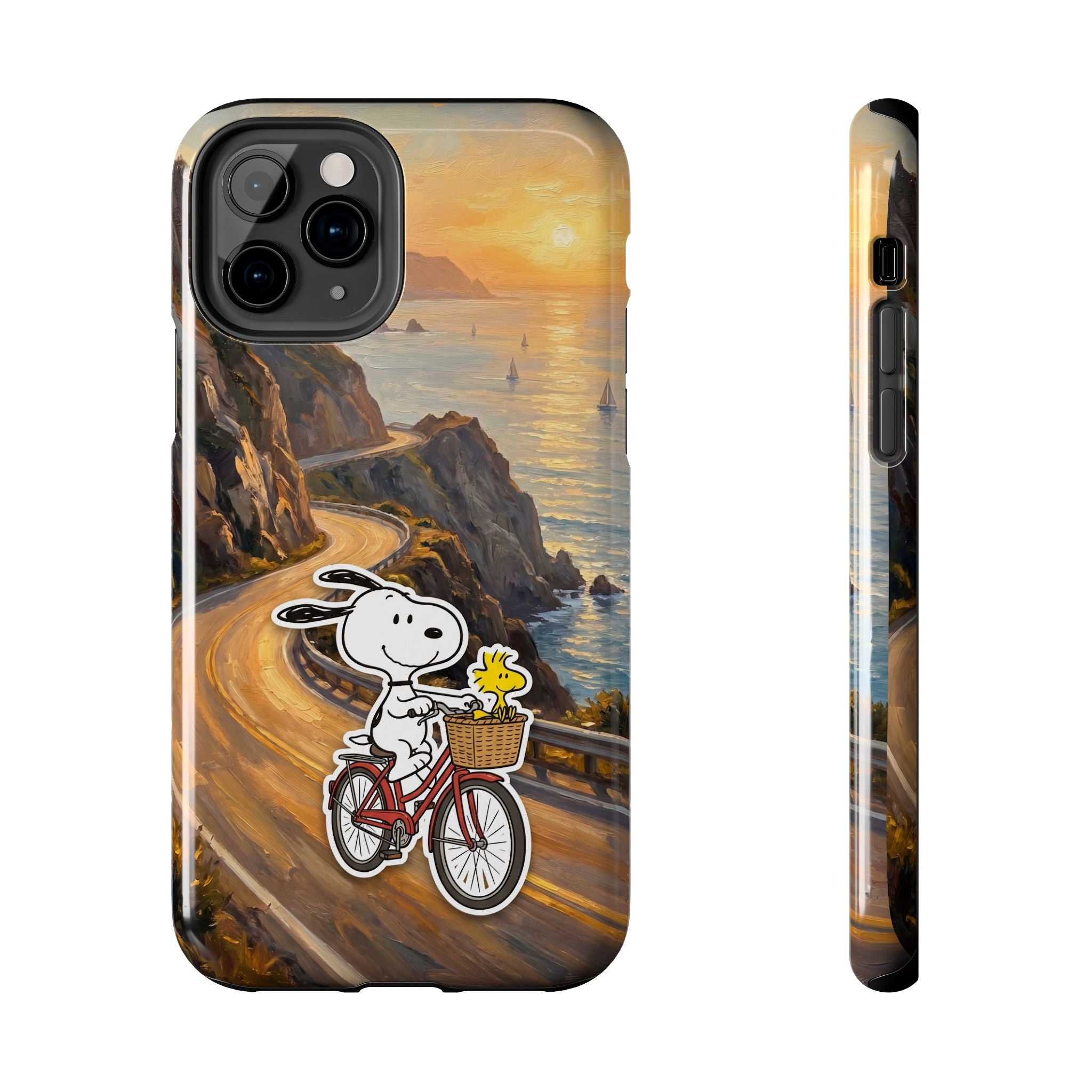 Snoopy Woodstock Bicycle Phone Case