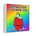 Writing Is Easy Canvas