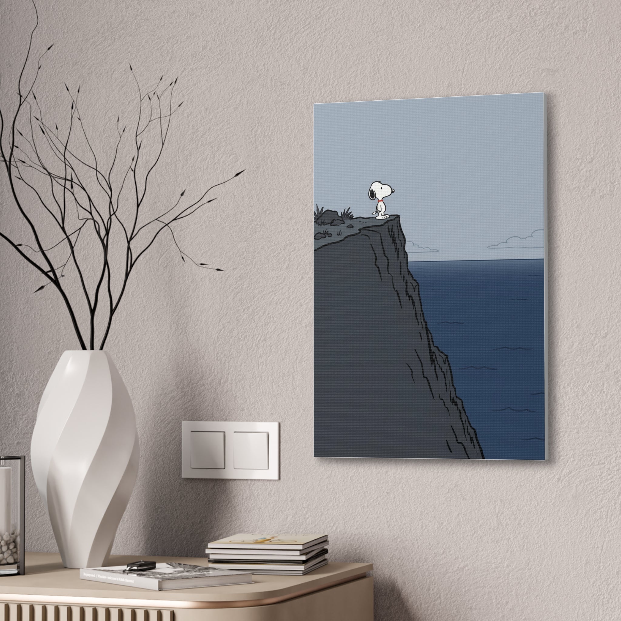 Snoopy Cliffside Canvas