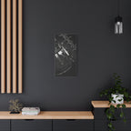 Black Sports Car Canvas