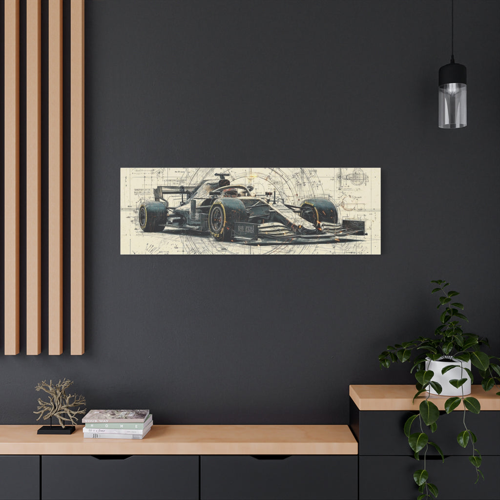 Formula Racecar Canvas