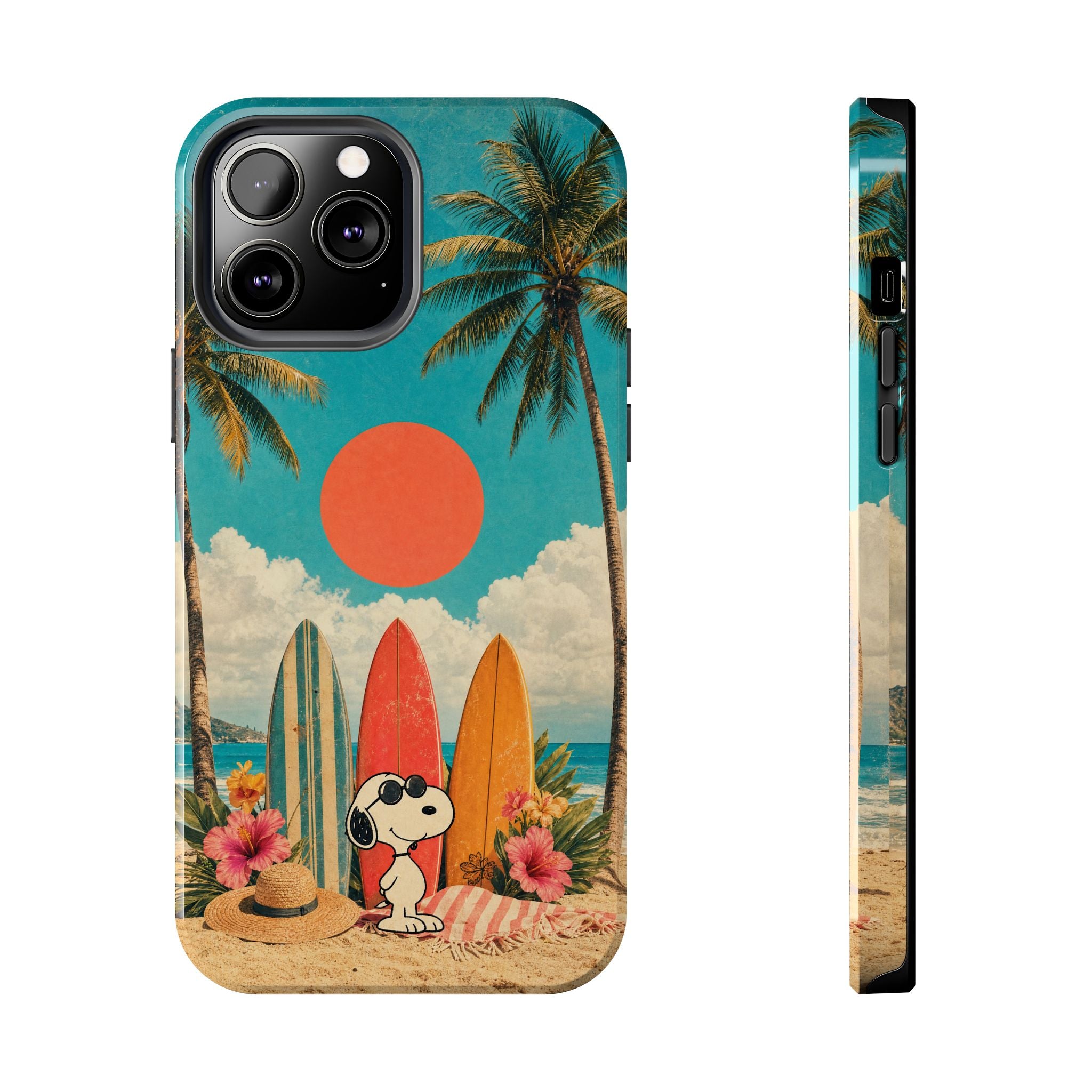 Retro Beach Sun Case