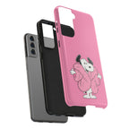 Pink Fuzzy Coat Case