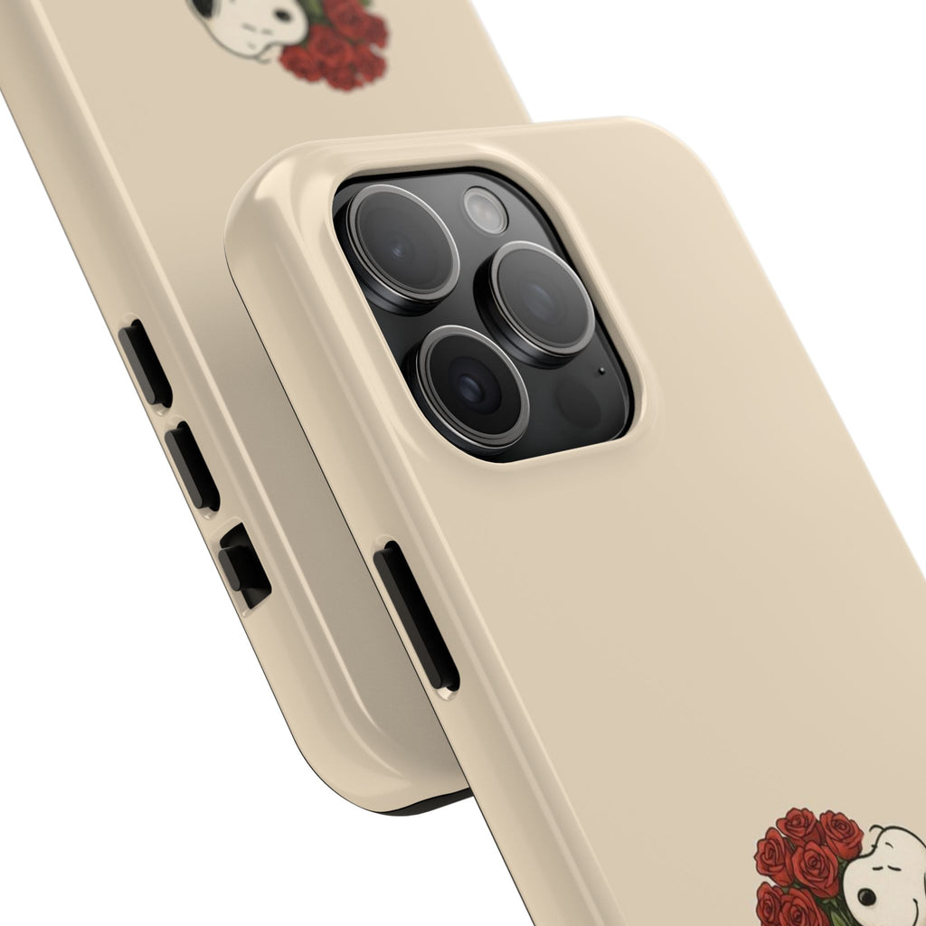 Snoopy Roses Phone Case